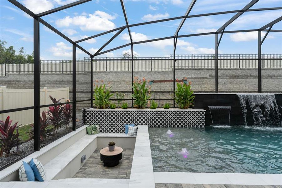 Exterior details and patio area of a home in , Winter Garden (Image 4). Exterior details and patio area of a home in , Winter Garden (Image 4).