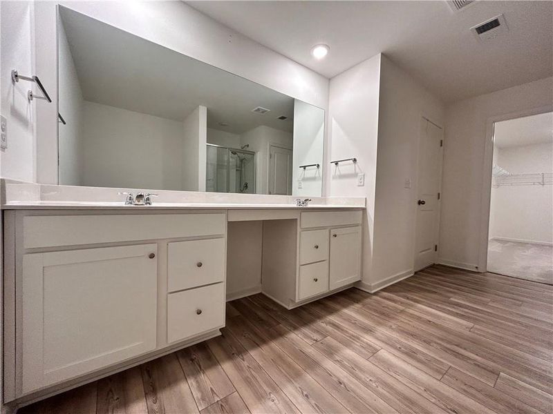 Furnished interior view inside a new home in , Suwanee (Image 28).