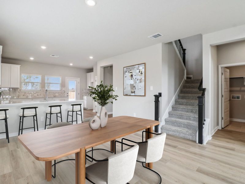 Furnished interior view inside a new home in Royal Crest, San Antonio (Image 6).