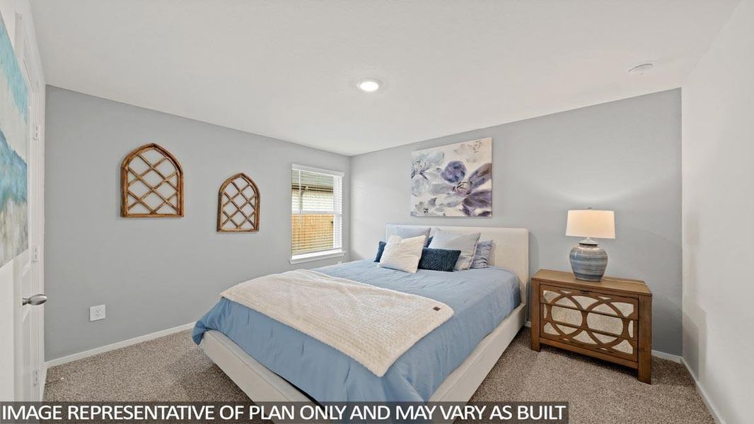 Furnished interior view inside a new home in Granger Pines, Conroe (Image 7).