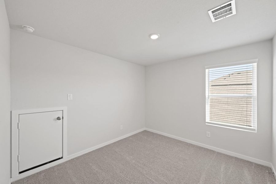 Spacious, unfurnished interior of a new home in Northpark South, Porter (Image 25). Spacious, unfurnished interior of a new home in Northpark South, Porter (Image 25).