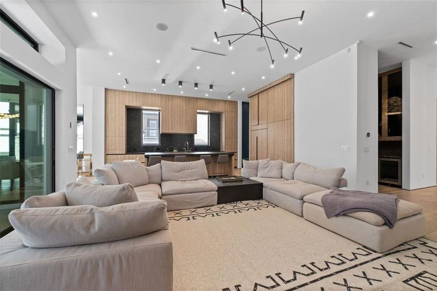 Furnished interior view inside a new home in , Atlanta (Image 47).