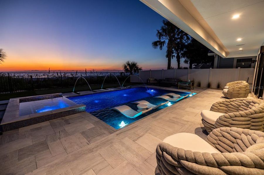 Exterior details and patio area of a home in , Indian Rocks Beach (Image 3). Exterior details and patio area of a home in , Indian Rocks Beach (Image 3).