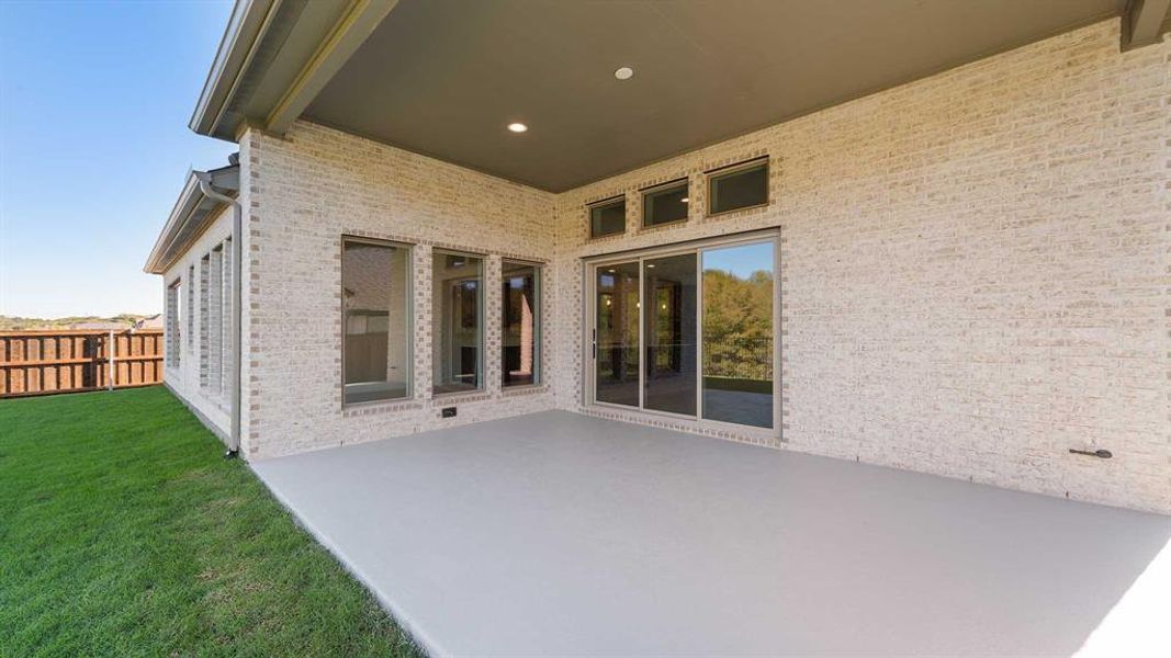 Exterior details and patio area of a home in , Lavon (Image 2). Exterior details and patio area of a home in , Lavon (Image 2).