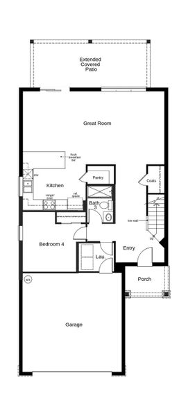 2D floor plan layout of this home in Pepper Grove I, Palmetto, FL (Image 2). 2D floor plan layout of this home in Pepper Grove I, Palmetto, FL (Image 2).