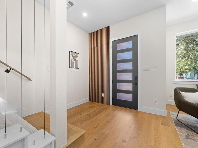 Furnished interior view inside a new home in , Dallas (Image 11).