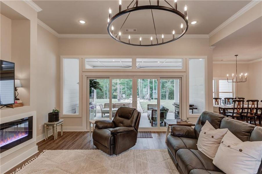 Furnished interior view inside a new home in , Social Circle (Image 6). Furnished interior view inside a new home in , Social Circle (Image 6).