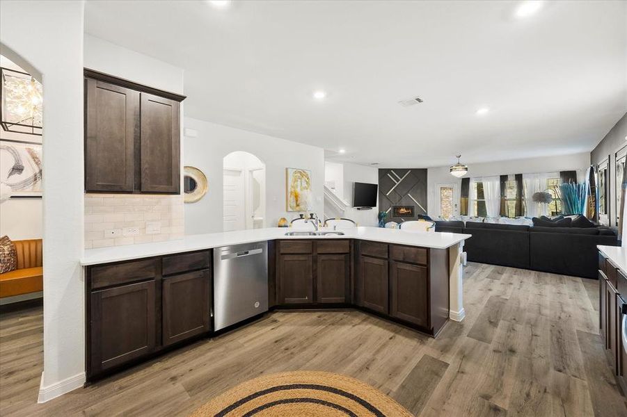 An abundance of cabinetry is a plus!