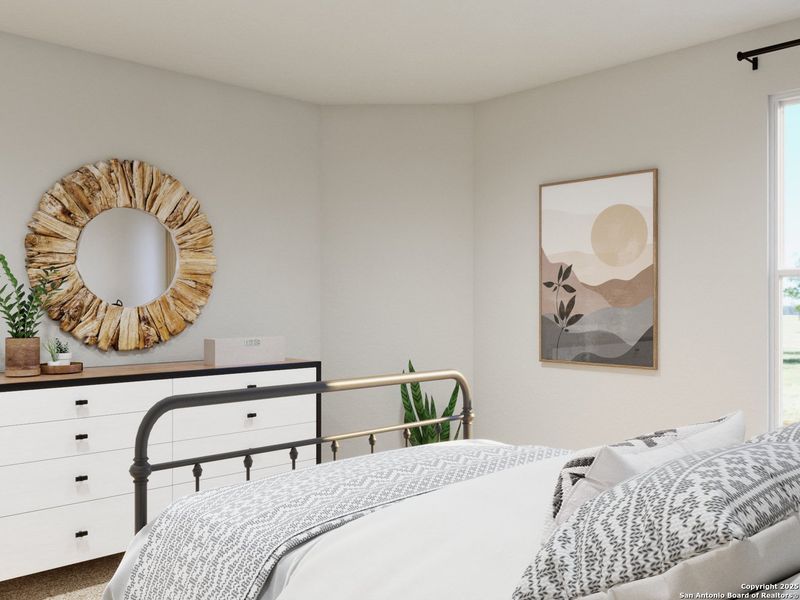 Furnished interior view inside a new home in Katzer Ranch, Converse (Image 5).