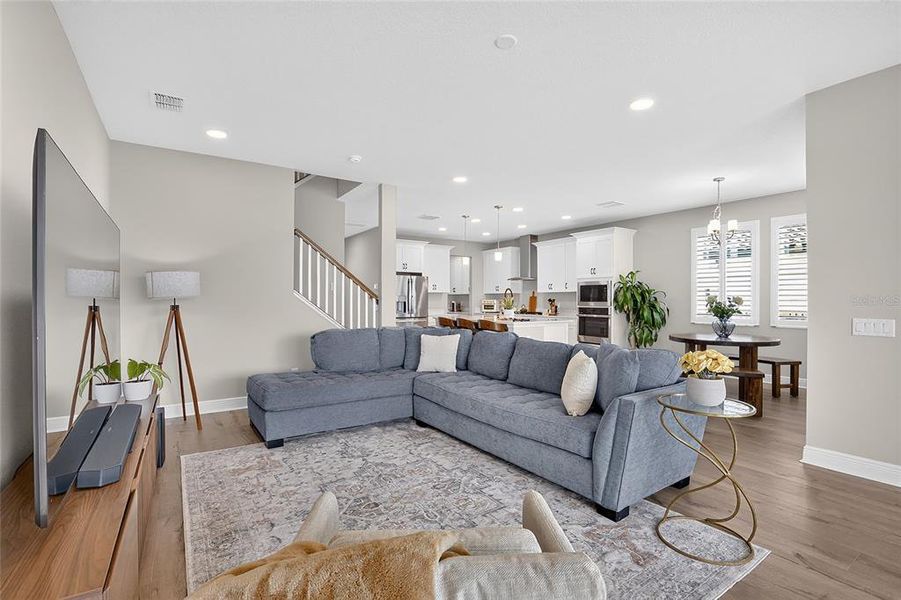Furnished interior view inside a new home in , Wesley Chapel (Image 36).