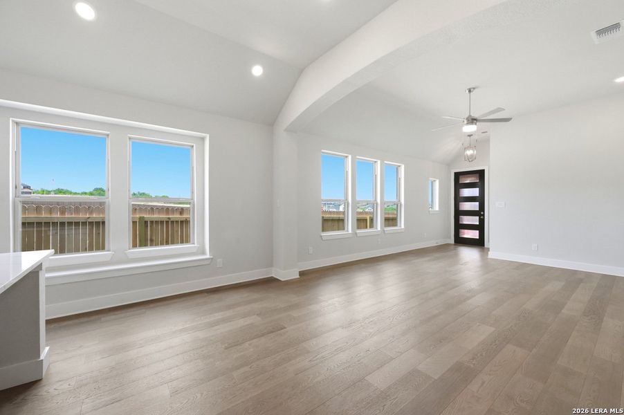 Spacious, unfurnished interior of a new home in Prominence, San Antonio (Image 16). Spacious, unfurnished interior of a new home in Prominence, San Antonio (Image 16).