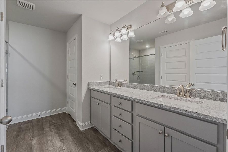 Furnished interior view inside a new home in Grand Oaks Reserve, Cleveland (Image 28).