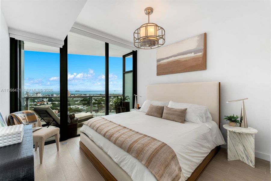 Furnished interior view inside a new home in , Miami Beach (Image 23).