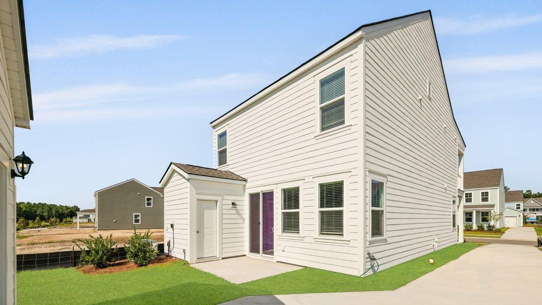Front exterior of a new home in Sheep Island, Summerville, SC, highlighting curb appeal (Image 25).