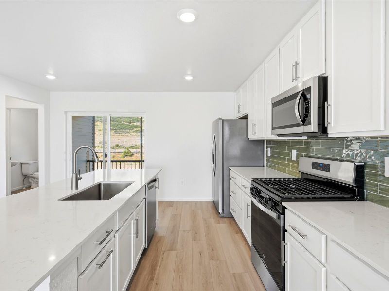 Furnished interior view inside a new home in Three Hills, Morrison (Image 6).