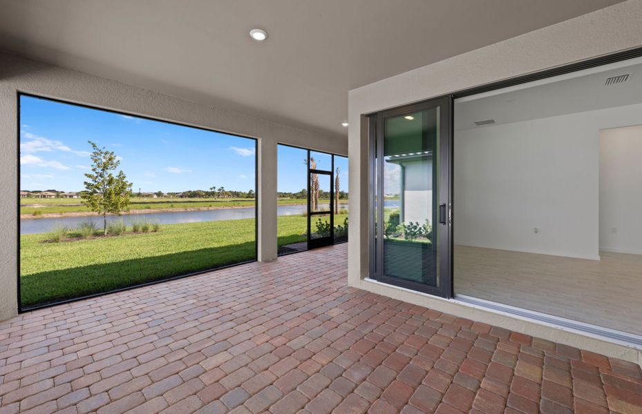 Exterior details and patio area of a home in Del Webb Naples, Immokalee (Image 25).