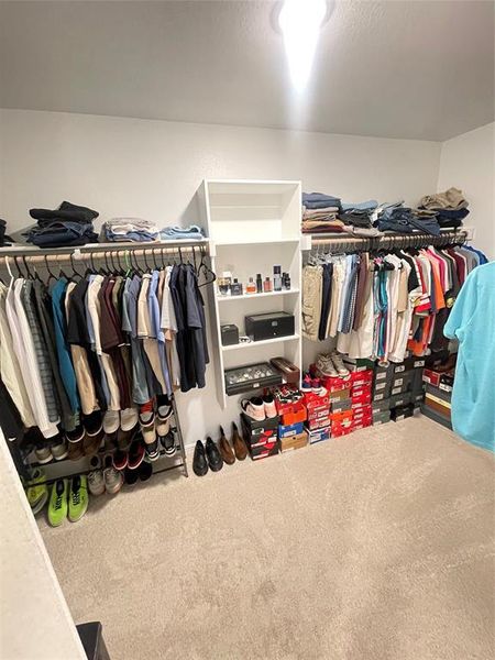 Master bedroom closet