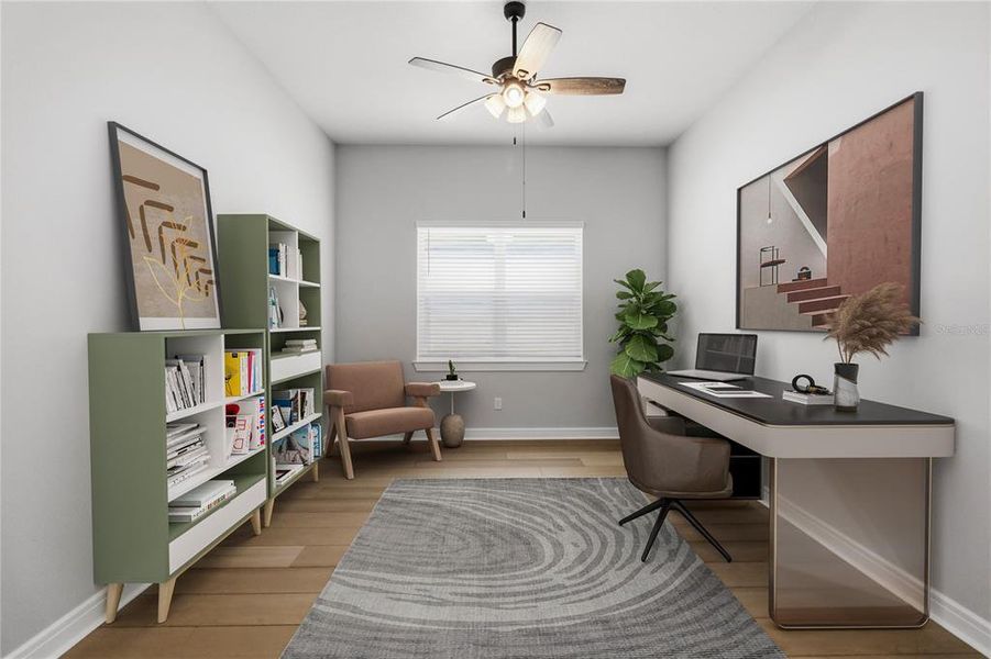 Furnished interior view inside a new home in Del Webb Sunbridge, St. Cloud (Image 20).