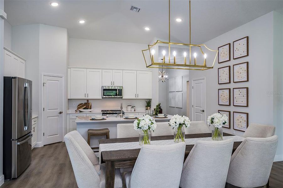 Furnished interior view inside a new home in Pasadena Landing, Wesley Chapel (Image 18).