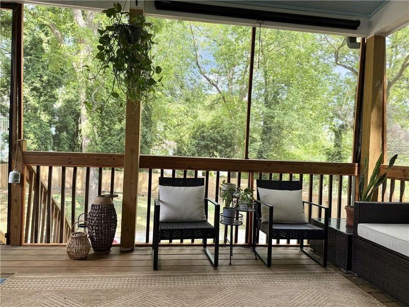 Exterior details and patio area of a home in , Atlanta (Image 23).