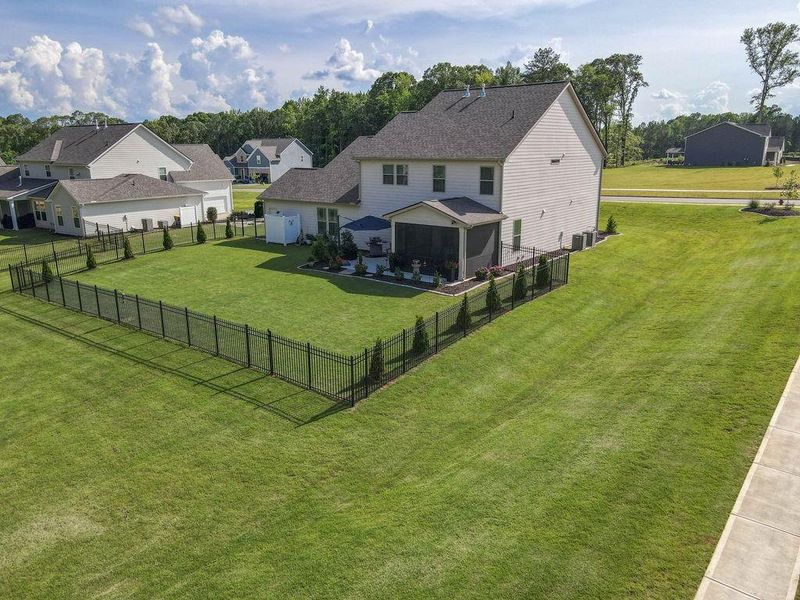 Front exterior of a new home in , Senoia, GA, highlighting curb appeal (Image 24). Front exterior of a new home in , Senoia, GA, highlighting curb appeal (Image 24).