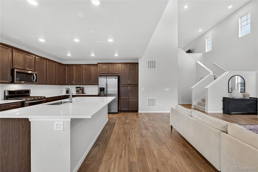 Furnished interior view inside a new home in Prelude at The Aurora Highlands, Aurora (Image 35).