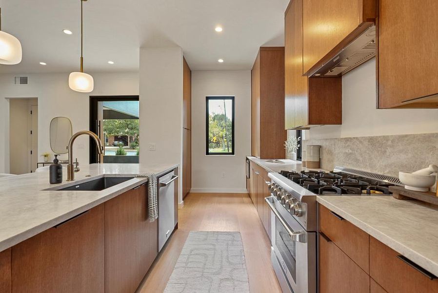 Furnished interior view inside a new home in , Austin (Image 4). Furnished interior view inside a new home in , Austin (Image 4).