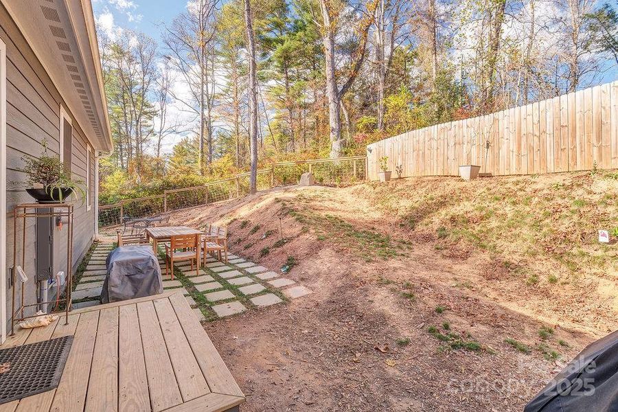 Exterior details and patio area of a home in , Fairview (Image 24).
