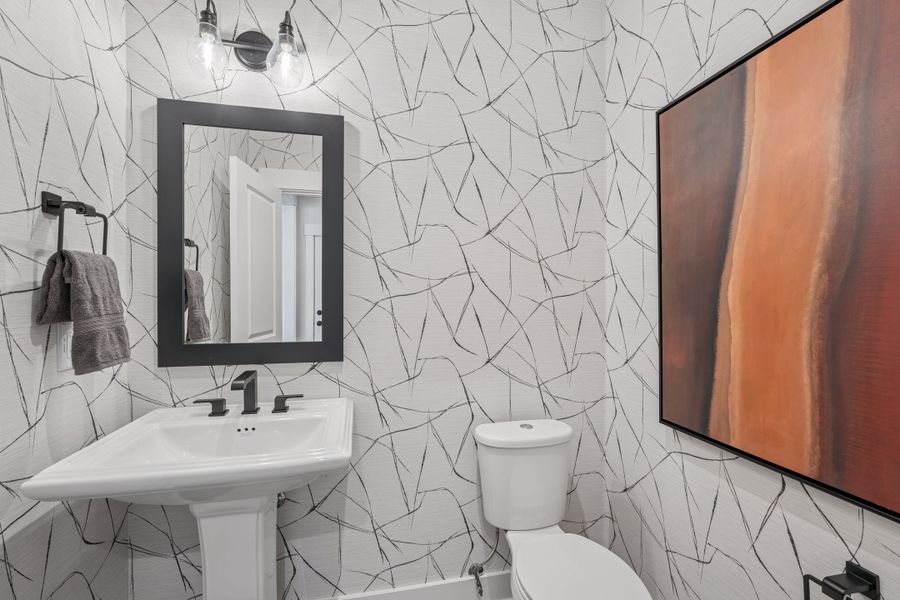 Representative furnished interior of a home built from the Wilson by Tri Pointe Homes in The Townes at NoVi, Pittsboro (Image 21).