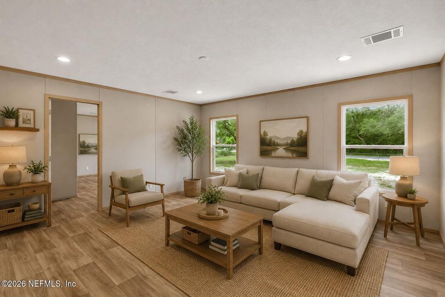 Furnished interior view inside a new home in , Keystone Heights (Image 17).