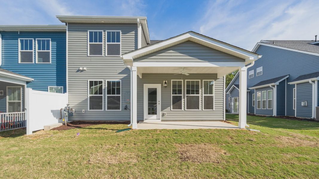 Covered Porch of The Lakehurst Design by DRB Homes Covered Porch of The Lakehurst Design by DRB Homes