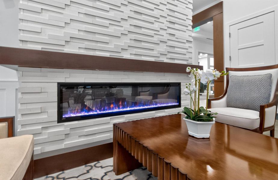 Furnished interior view inside a new home in , Palm Beach Gardens (Image 40).