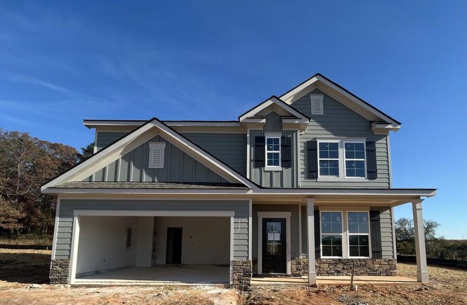 In-progress construction of a new home in Sutton's Landing, Statham, GA (Image 9).