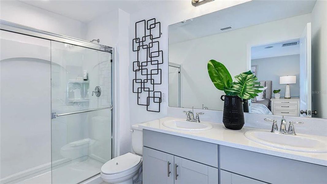 Builder picture Primary Bathroom