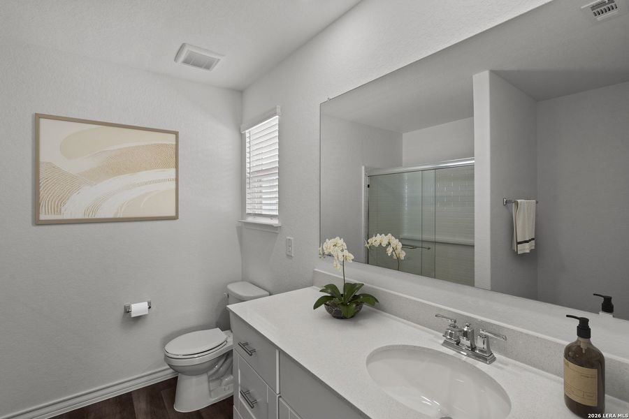 Furnished interior view inside a new home in The Overlook at Creekside, New Braunfels (Image 6). Furnished interior view inside a new home in The Overlook at Creekside, New Braunfels (Image 6).