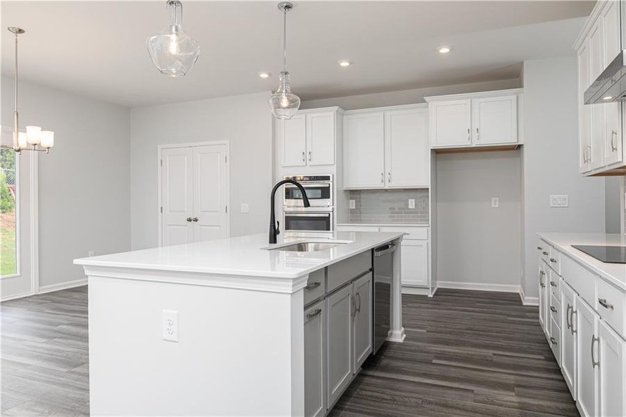 Furnished interior view inside a new home in Rhodes Glen, Lawrenceville (Image 7).