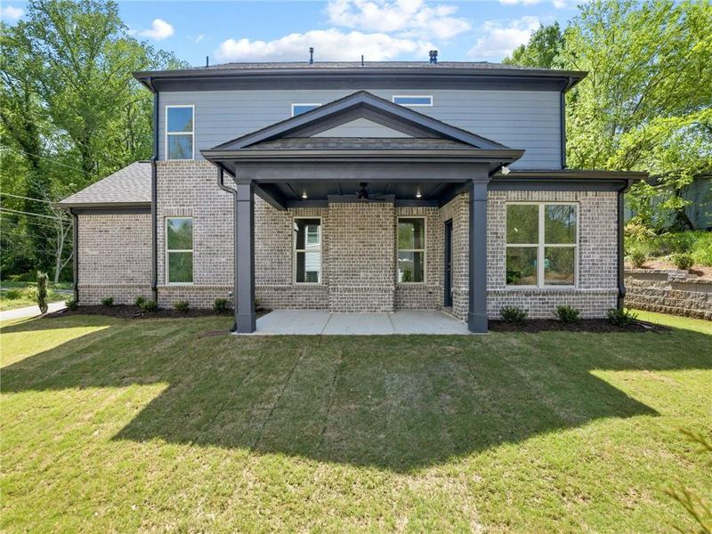Front exterior of a new home in , Buford, GA, highlighting curb appeal (Image 28).