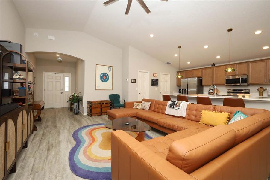 Furnished interior view inside a new home in Geneva Landings, Davenport (Image 6). Furnished interior view inside a new home in Geneva Landings, Davenport (Image 6).