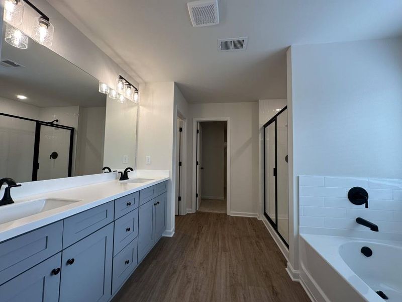 Furnished interior view inside a new home in Jefferson Street, Austell (Image 9).