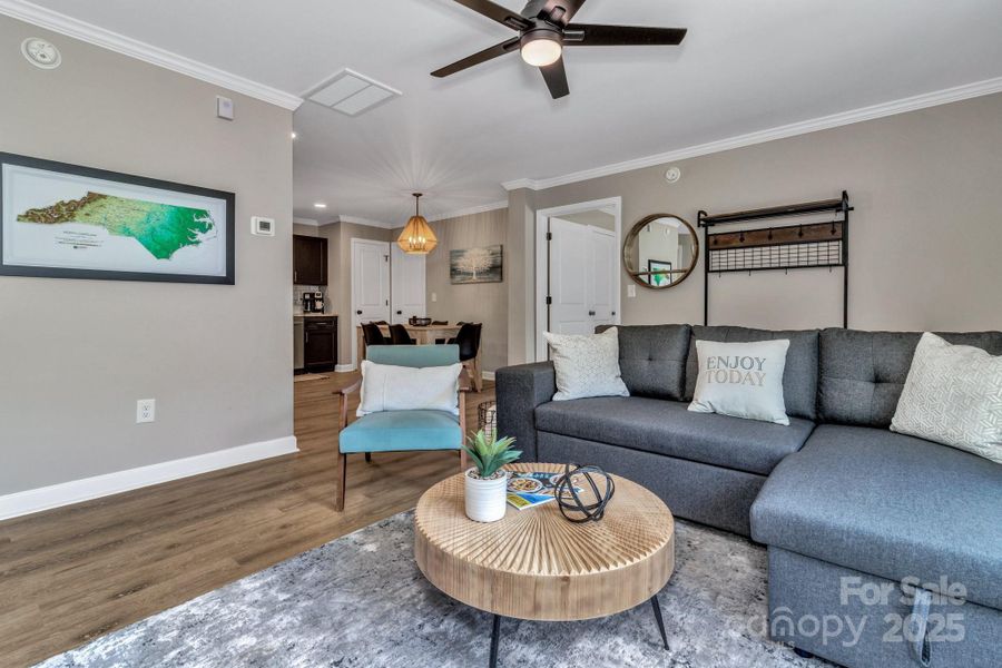 Furnished interior view inside a new home in , Waynesville (Image 14).