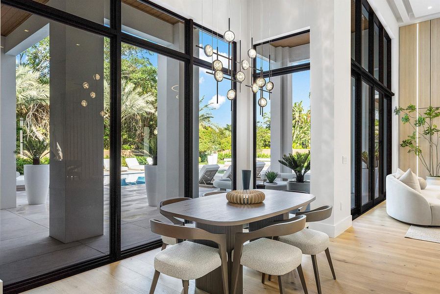Furnished interior view inside a new home in , Delray Beach (Image 42).