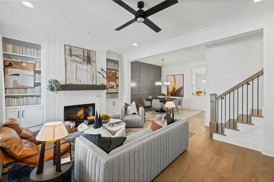Furnished interior view inside a new home in , Sandy Springs (Image 11).