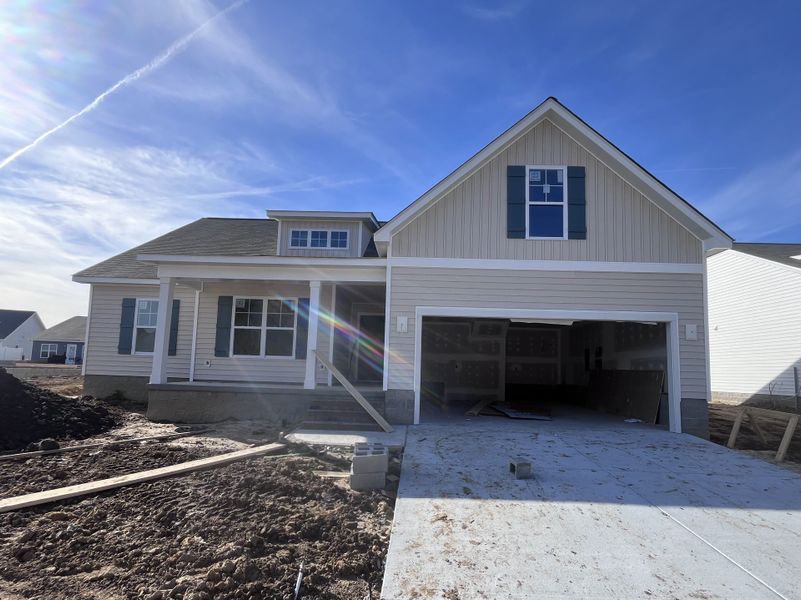 In-progress construction of a new home in Davenport Farms, Winterville, NC (Image 7).