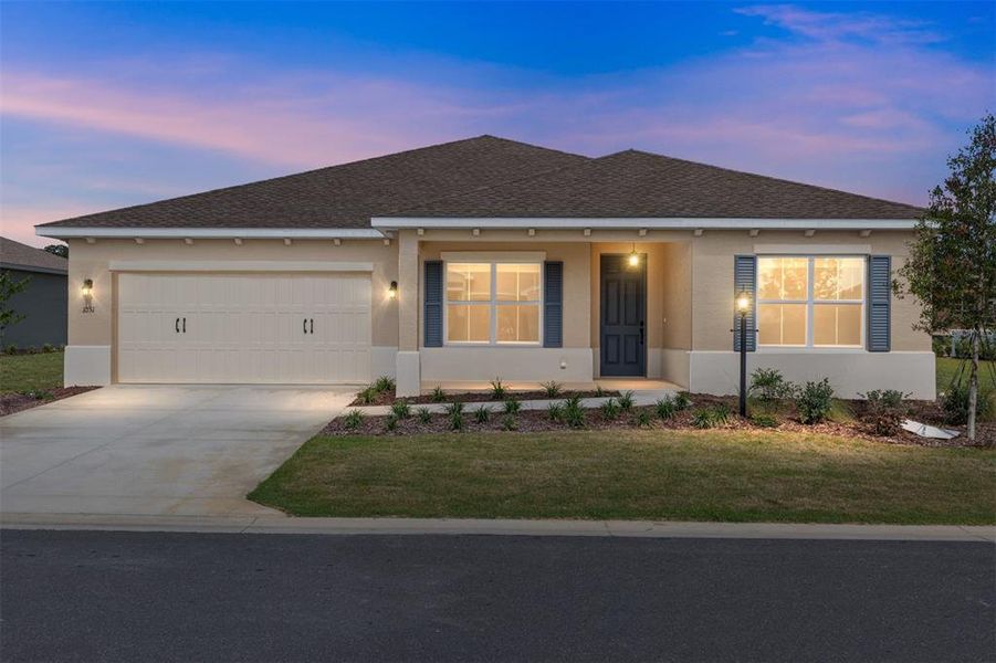 Front exterior of a new home in , Ocala, FL, highlighting curb appeal (Image 20).
