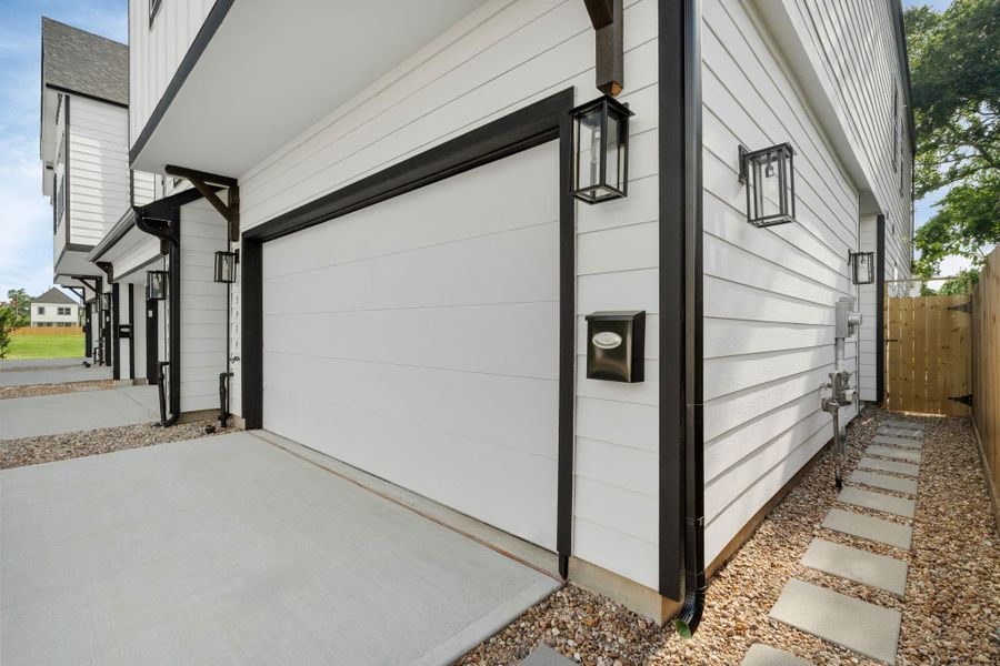 Exterior details and patio area of a home in , Houston (Image 4). Exterior details and patio area of a home in , Houston (Image 4).