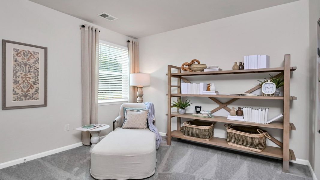 Representative furnished interior of a home built from the ALLEX by D.R. Horton in Leatherstone, Blythewood (Image 6).