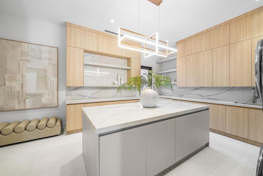 Furnished interior view inside a new home in , Delray Beach (Image 56).