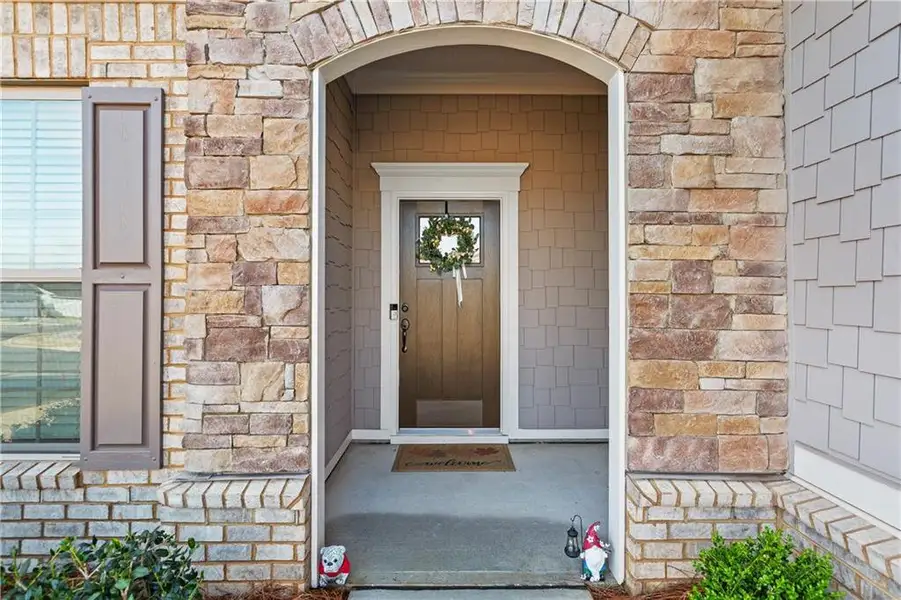 Exterior details and patio area of a home in , Hoschton (Image 22). Exterior details and patio area of a home in , Hoschton (Image 22).