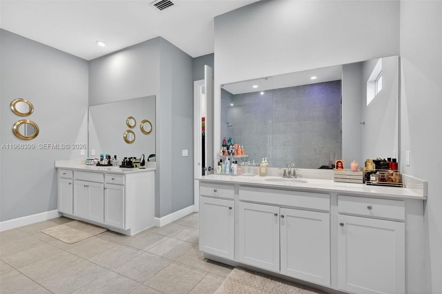 Primary suite bathroom