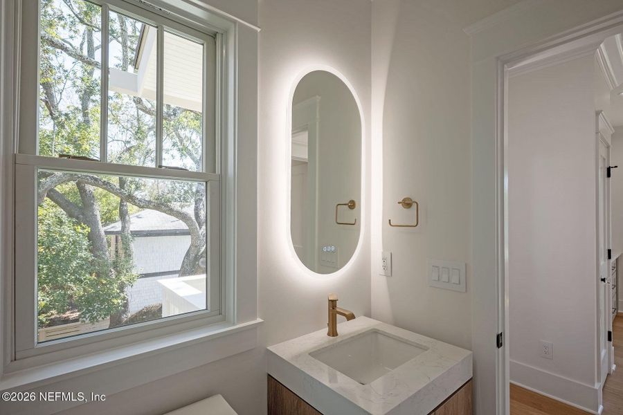 Furnished interior view inside a new home in , Jacksonville (Image 100).